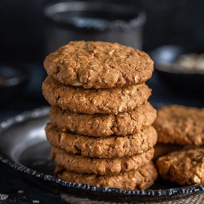 Cashew honey oat cookie